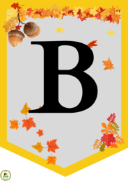 Zestaw Alfabet Girlanda - wszystkie litery i cyfry