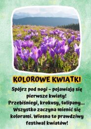 WIOSNA - zestaw materiałów edukacyjnych, grafika XXL