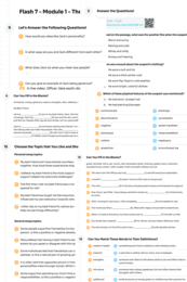 Flash 7 – Module 1 – karta pracy – The Suspect – personalities, appearance