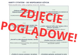 „KTO TO POWIEDZIAŁ?” – cytaty, bohaterowie i interpretacja. Mały Książę.