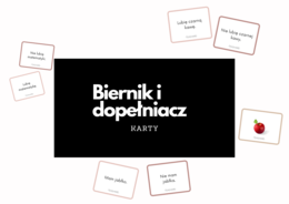 Biernik kontra dopełniacz - karty (dostępne też w wersji interaktywnej i obrazkowej)