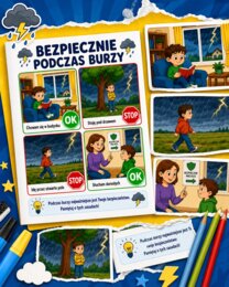 Bezpiecznie podczas burzy
