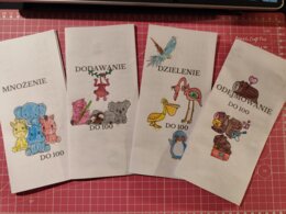 Broszurki matematyczne - działania w zakresie do 100.