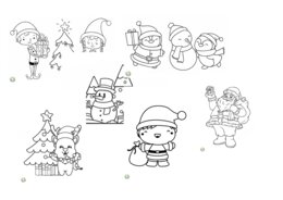 KOLOROWANKI ŚWIĄTECZNE. CZĘŚĆ I