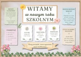 WITAMY w nowym roku SZKOLNYM 2026/2027