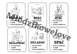 Co robi lisek- twórcze zdania i zabawy z czasownikiem część 3