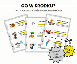 100 IDIOMÓW, KTÓRE MUSISZ ZNAĆ, ANGIESLKI, IDIOMY