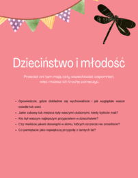 Wspomnienia na dzień Babci i Dziadka