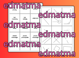 Fiszki, memory - geometria klasa 4