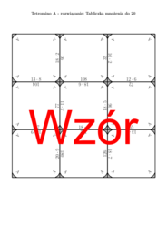 Tetromino - Tabliczka mnożenia do 20 | matematyka