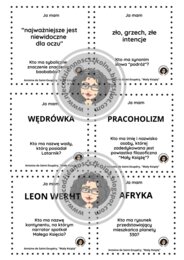 Pakiet 8 gier "Kto ma...? Ja mam..." do powtórek z lektur obowiązkowych w klasach 7 i 8.