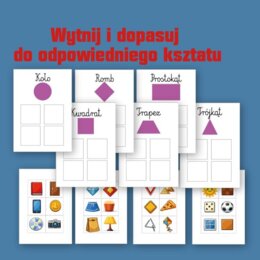Karty Pracy – Kształty | Edukacja Przedszkolna | Do Druku