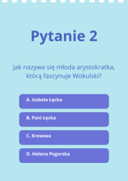 Lalka – 20 pytań i odpowiedzi | Łatwy quiz powtórkowy | Prezentacja na lekcję | Matura