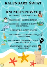 PAKIET MATERIAŁÓW NA CZERWIEC WEDŁUG KALENDARZA ŚWIĄT I DNI NIETYPOWYCH