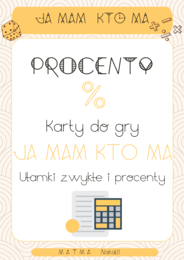 Procenty - karty do gry