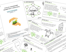 Stacje zadaniowe: Geometria z ekologią (klasa 6-8)