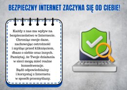 DZIEŃ BEZPIECZNEGO INTERNETU - zestaw materiałów (duży napis + 26 plansz)