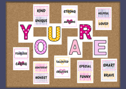 Gazetka motywacyjna "You are..."