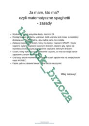 Ja mam, kto ma? Pierwsza lekcja matematyki w klasie 4