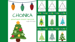 Choinka - kreatywne karty pracy