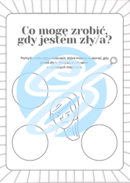 Co mogę zrobić? Reakcje na emocje – 4 karty pracy dla młodszych uczniów | Narzędzie dla nauczycieli i terapeutów