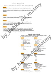 Zeszyt przygotowań do E8 z matematyki - działania na liczbach całkowitych, wymiernych, procenty