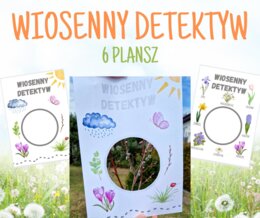 Wiosenny detektyw -poszukiwanie oznak wiosny
