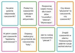 Gra planszowa: „Powtórka z krabem – części mowy” (Klasy 3–4)