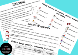 Złap bałwany. POLE I OBWÓD. Zimowy projekt matematyczny.