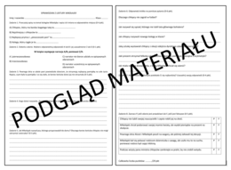 Sprawdzian z lektury Mikołajek R. Goscinny + klucz odpowiedzi