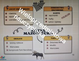 MAPY MYŚLI - GEOGRAFIA - KLASA 5 - 28 TEMATÓW - 56 STRON