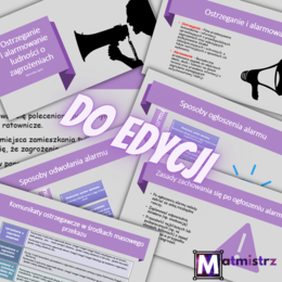 Ostrzeganie i alarmowanie o niebezpieczeństwach