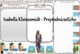 Karta pracy „Rzeźbotwórcza działalność morza” wykonana w power point do edycji. Oblicza geografii I, poziom podstawowy, dla liceum ogólnokształcącego i technikum. Geografia I. Dział „Litosfera. Procesy zewnętrzne”