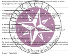 "Akademia Pana Kleksa" - tematy opowiadan twórczych