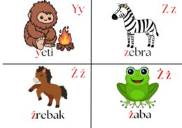 Nauka Literek- Alfabet do druku