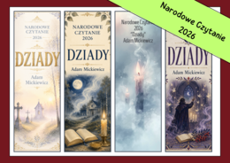 ❤️📖NARODOWE CZYTANIE 2026 zakładki do książek retro 3