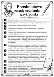 Pso język polski, zasady prowadzenia zeszytu i zasady pisania sprawdzianów i kartkówek