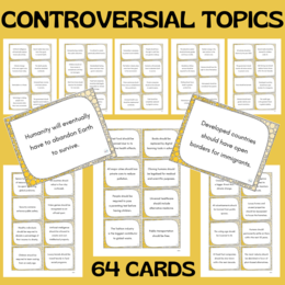 CONTROVERSIAL TOPICS CARDS