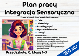 Plan Pracy dla Integracji Sensorycznej w Przedszkolu i Klasach 0-3