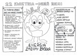 Dzień Ziemi - 22 kwietnia - Uzupełniona notatka z lekcji
