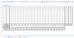 Automatyczna Tablica Excel – Analiza wyników egzaminu ósmoklasisty  E8