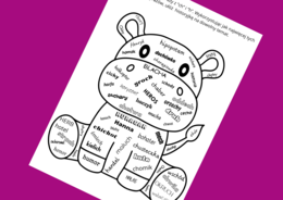 Ortograficzna CHMURA wyrazowa CH/H - ortografia - karta pracy - ćwiczenia redakcyjne