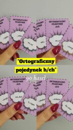 "Ortograficzny pojedynek h/ch" - 90 haseł