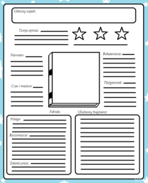 Język polski. Raport z książki (karta pracy)