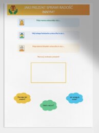 Karty pracy „Projektuję prezent idealny”