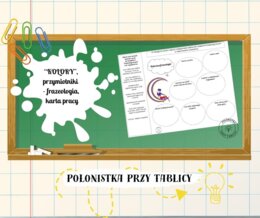 Przymiotnik kolory frazeologia karta pracy frazeologizmy