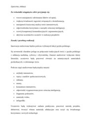 Innowacja pedagogiczna/polonistyczna „Myśl krytycznie. Mów świadomie” – język polski kl. 7–8 | AI, fake news, krytyczne myślenie - zgodna z kierunkami polityki oświatowej