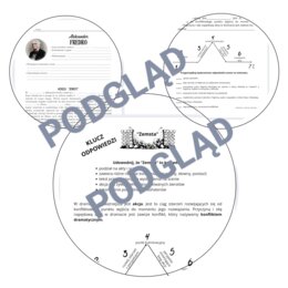 "Zemsta" Aleksandra Fredry - geneza, kompozycja - karty pracy
