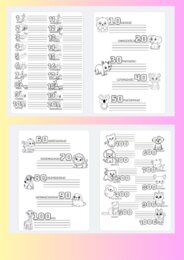 Zapis słowny liczb - wklejka z ćwiczeniami