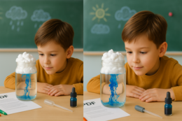 „Burza w Słoiku” — prosty eksperyment